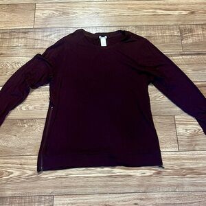 Matty M Rich Plum Long Sleeve Top